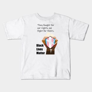 Black Lives Matter - TRANS Kids T-Shirt